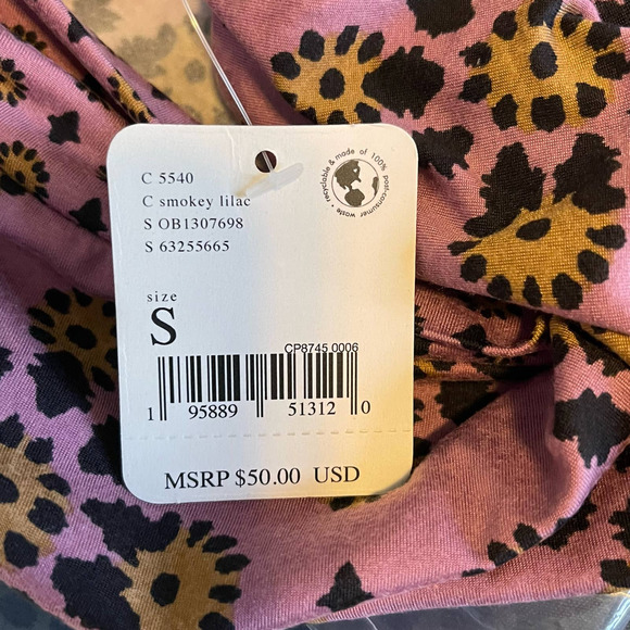 Free People Smokey Lilac She's Something Else Print Skirt NWT Size Small - Picture 9 of 9